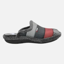 Zapatillas de casa para hombre descalzas en combinado tricolor