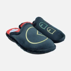 Zapatillas de casa para hombre Pac man