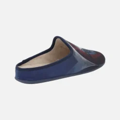 Zapatillas de casa para hombre con escudo de Capitán América