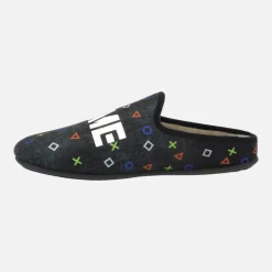 Zapatillas de casa para hombre Game Over