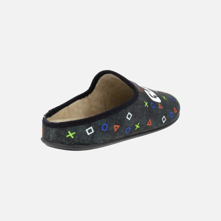 Zapatillas de casa para hombre Game Over