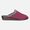 Zapatillas de casa para mujer en piel serraje Top Line