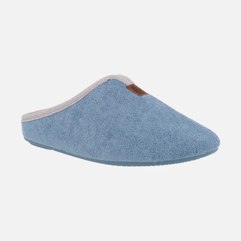 Zapatillas de casa para mujer en tejido toalla