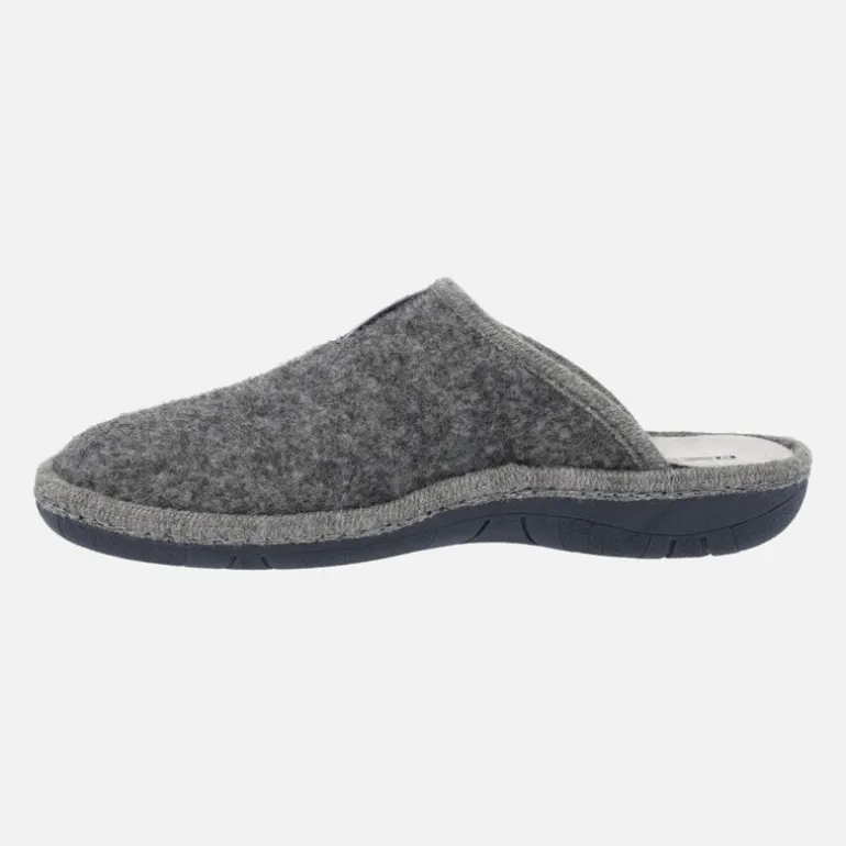 Zapatillas de casa para mujer en tejido fieltro Tirol