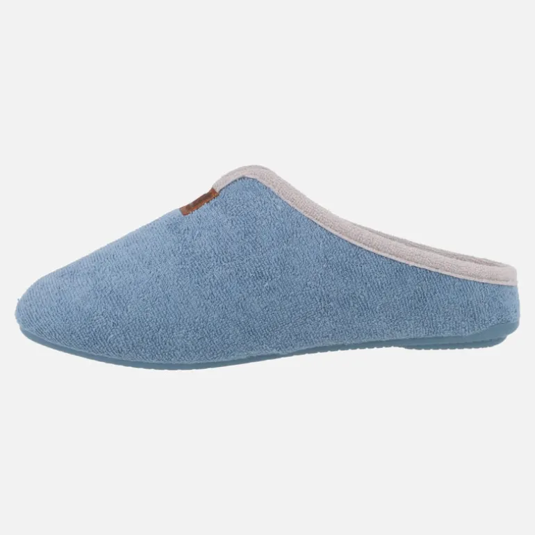 Zapatillas de casa para mujer en tejido toalla