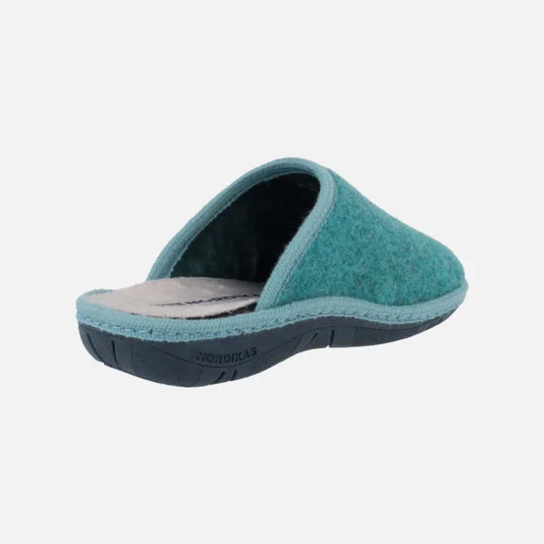 Zapatillas de casa para mujer en tejido fieltro Tirol
