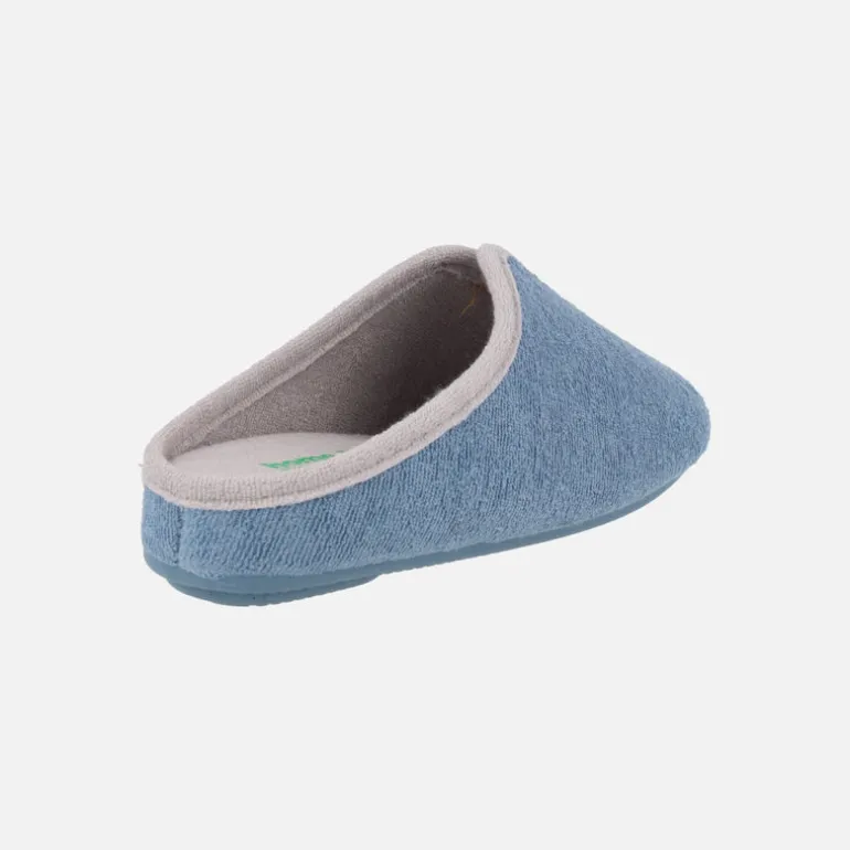 Zapatillas de casa para mujer en tejido toalla