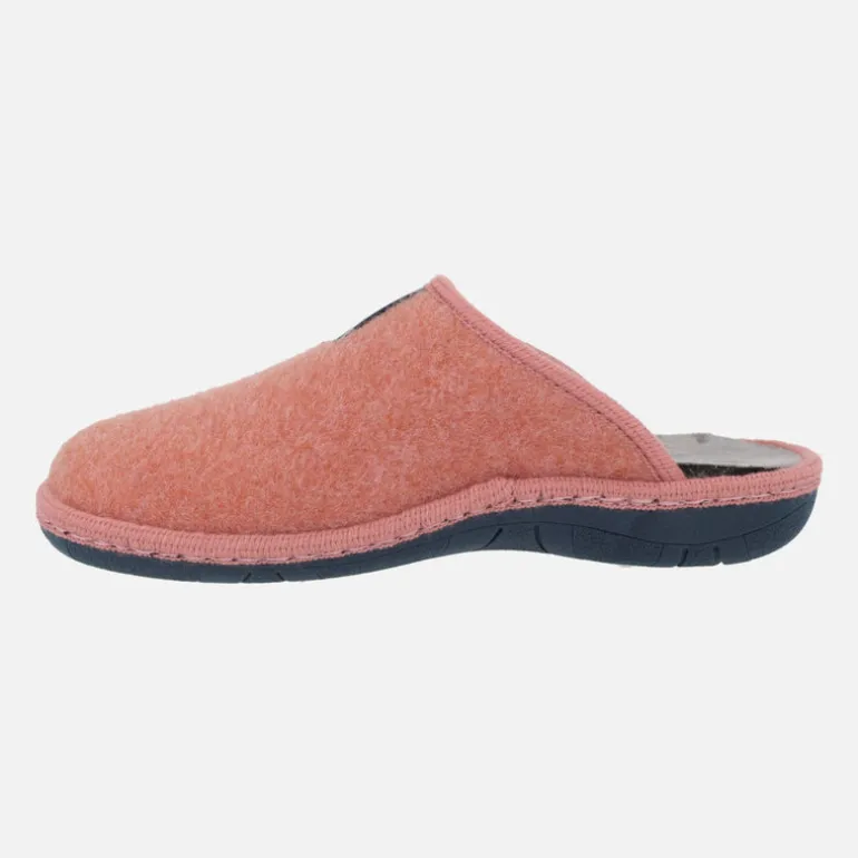 Zapatillas de casa para mujer en tejido fieltro Tirol