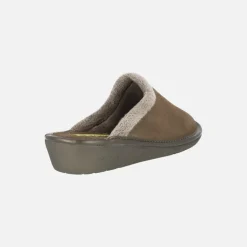 Zapatillas de casa para mujer en piel serraje Top Line