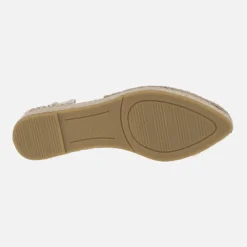 Zapatillas de esparto bajas con cintas para atar