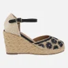 Zapatillas de esparto con detalle de flores Bennett