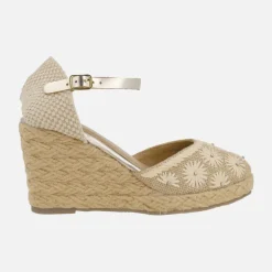 Zapatillas de esparto con detalle de flores Bennett