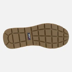 Zapatillas deportivas beige con tira elástica al empeine