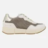 Zapatillas deportivas Belorado en combinado blanco y platino