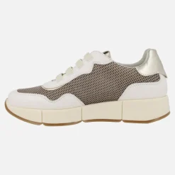 Zapatillas deportivas Belorado en combinado blanco y platino