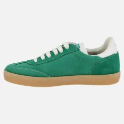 Zapatillas deportivas Berlin serraje retro verde