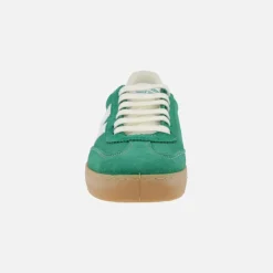 Zapatillas deportivas Berlin serraje retro verde