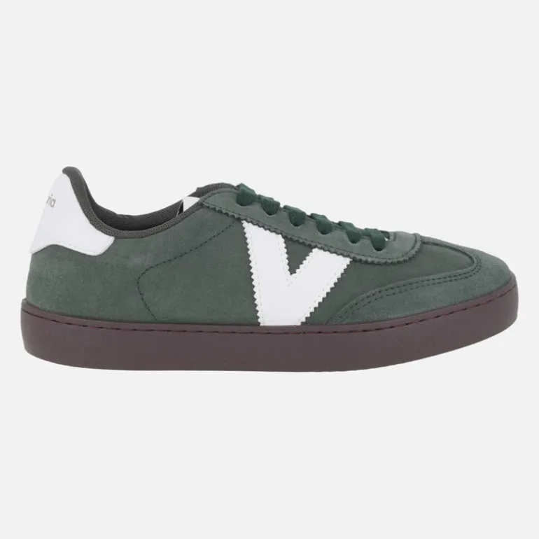 Zapatillas deportivas Berlín ciclista en piel serraje para hombre