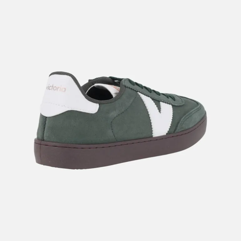Zapatillas deportivas Berlín ciclista en piel serraje para hombre
