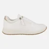 Zapatillas deportivas blancas con cordones y cremallera Bulmya