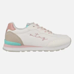 Zapatillas deportivas blancas Joggo Classic con detalles de color