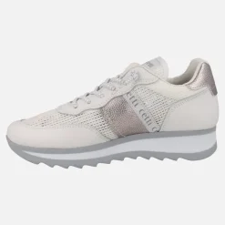 Zapatillas deportivas blancas multi material