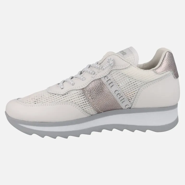 Zapatillas deportivas blancas multi material
