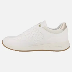 Zapatillas deportivas blancas con cordones y cremallera Bulmya