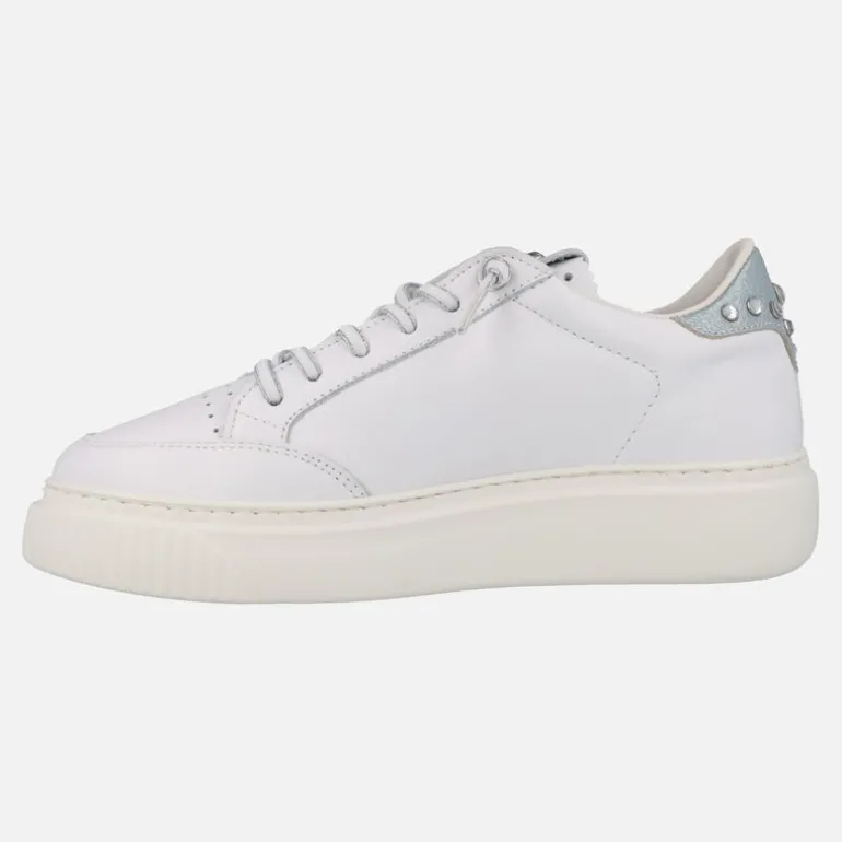Zapatillas deportivas blancas Cetti 1320 con piso volúmen