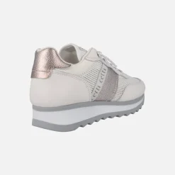 Zapatillas deportivas blancas multi material