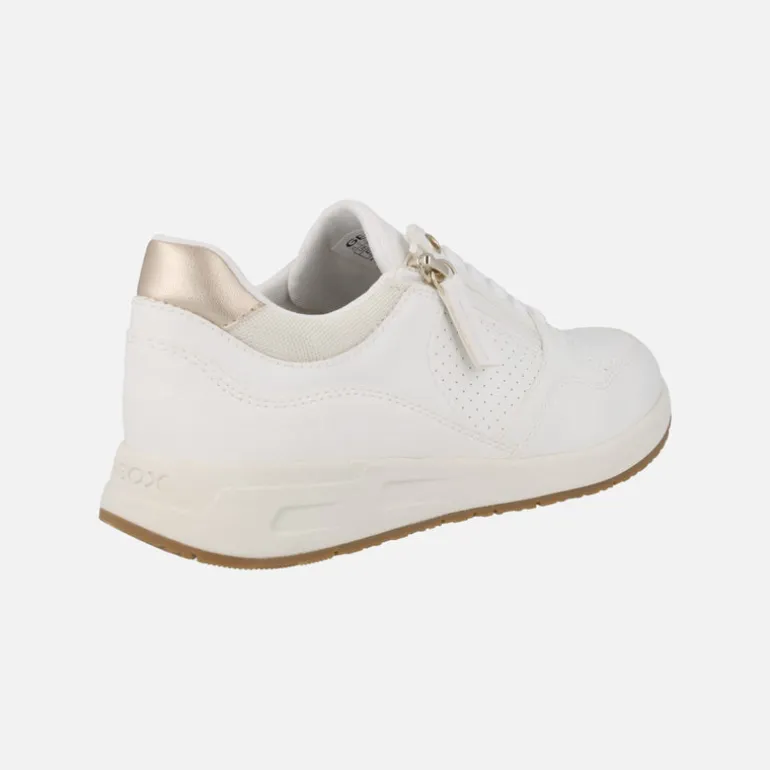 Zapatillas deportivas blancas con cordones y cremallera Bulmya