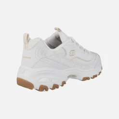 Zapatillas deportivas blancas con piso volúmen D'lites Good Neutral