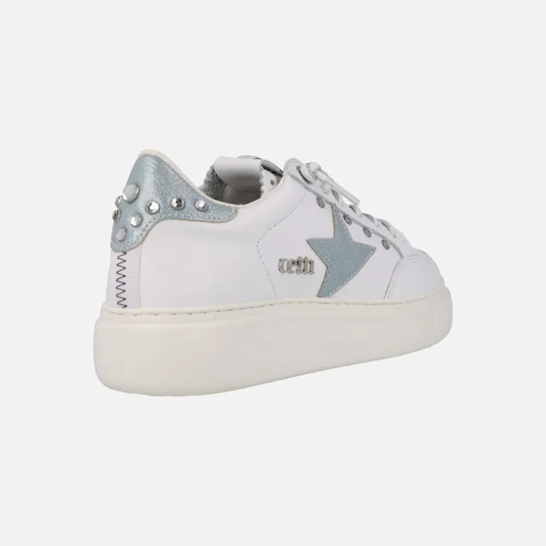 Zapatillas deportivas blancas Cetti 1320 con piso volúmen