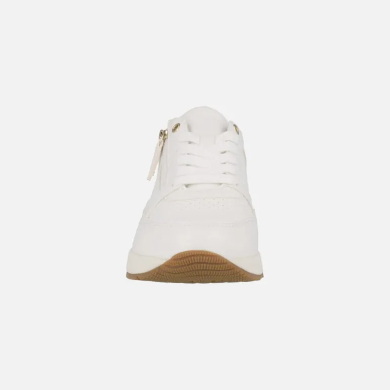 Zapatillas deportivas blancas con cordones y cremallera Bulmya