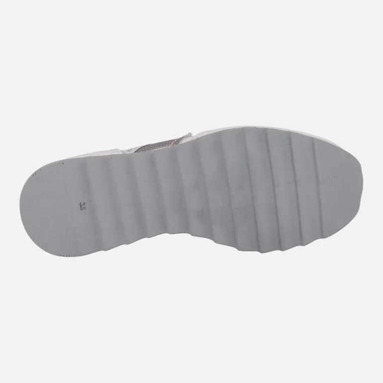 Zapatillas deportivas blancas multi material