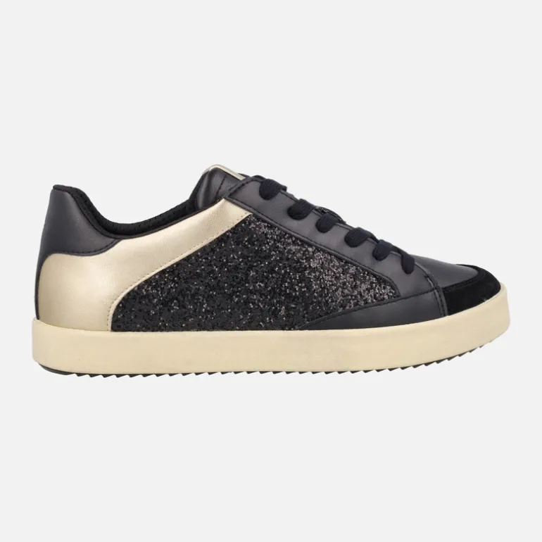 Zapatillas deportivas Blomiee en combinado negro y oro