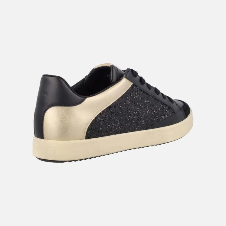 Zapatillas deportivas Blomiee en combinado negro y oro