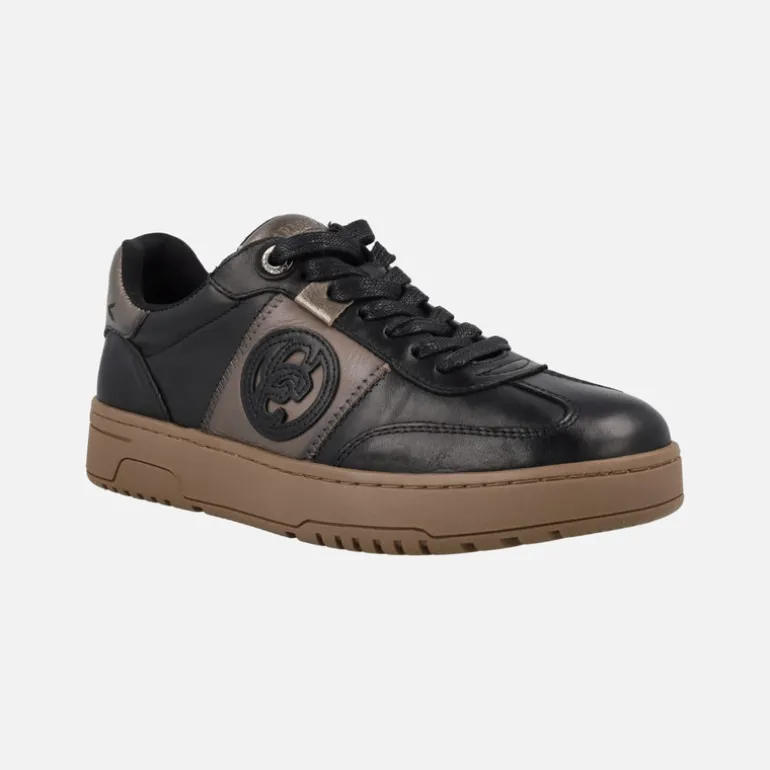 Zapatillas deportivas Carmela en combinado negro y bronce