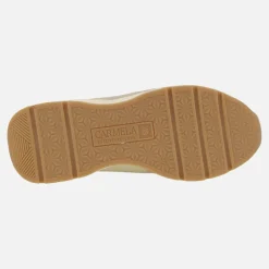 Zapatillas deportivas Carmela de piel con dibujo troquelado