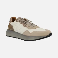 Zapatillas deportivas Cetti en combinado beige - oro