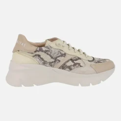 Zapatillas deportivas con plataforma Kansas Python Taupe