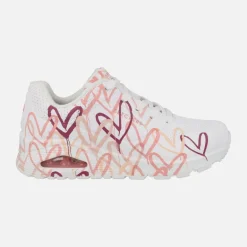 Zapatillas deportivas con corazones Skechers x JGoldcrown Uno - Spread the Love