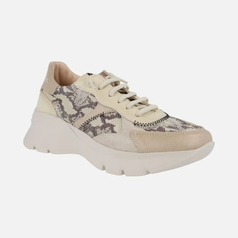 Zapatillas deportivas con plataforma Kansas Python Taupe