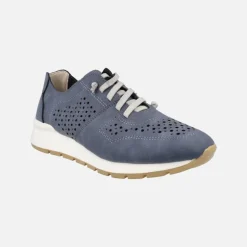 Zapatillas deportivas con perforados y cordones elásticos