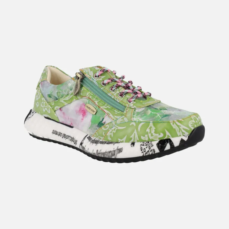 Zapatillas deportivas con cremallera lateral Burton 1123 Anis