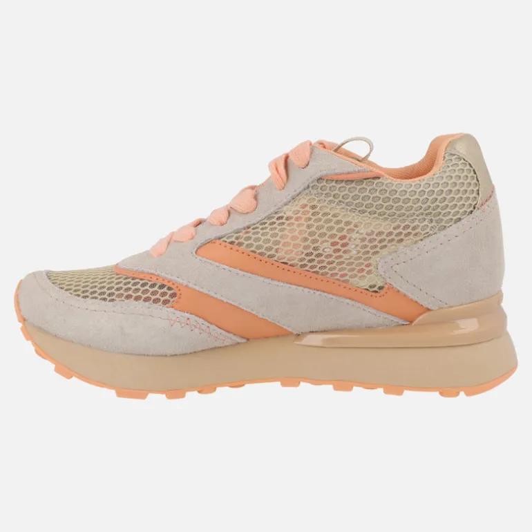 Zapatillas deportivas con cuña interior Larrabee beige