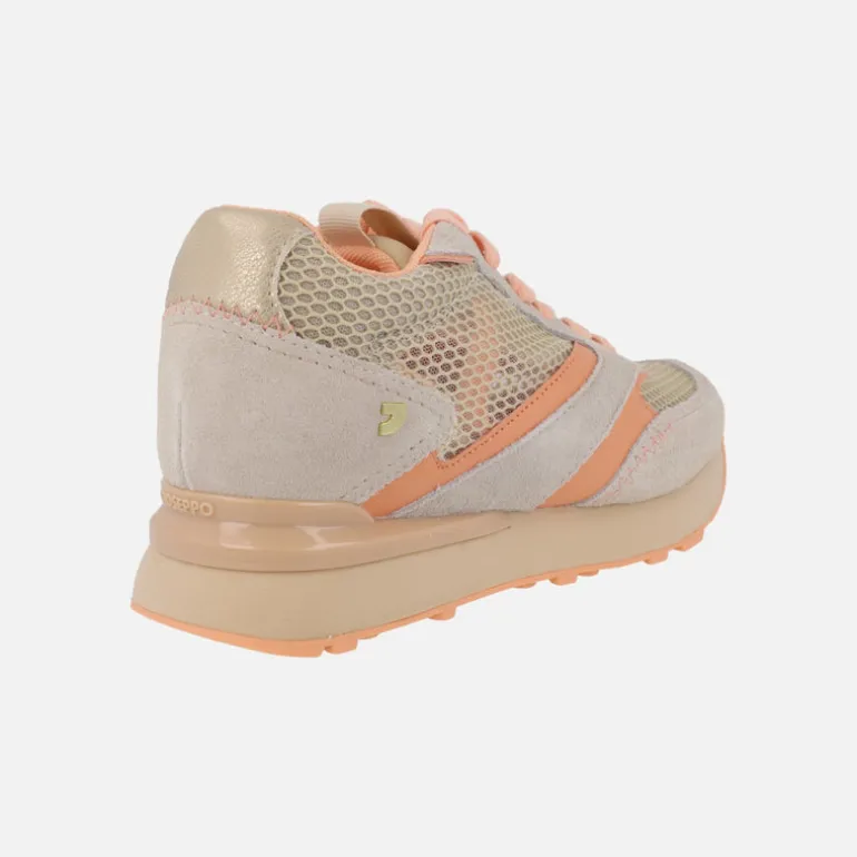 Zapatillas deportivas con cuña interior Larrabee beige