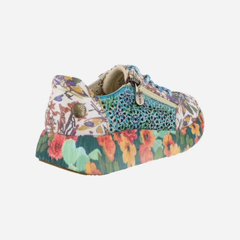 Zapatillas deportivas con plataforma de flores Nikito 57