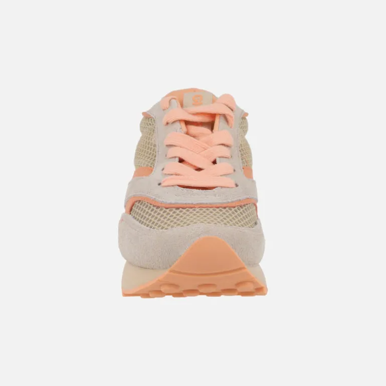 Zapatillas deportivas con cuña interior Larrabee beige