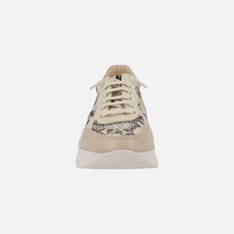 Zapatillas deportivas con plataforma Kansas Python Taupe